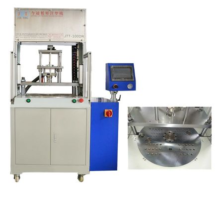 8mm vida çapı düşük basınçlı sıcak yapıştırıcı enjeksiyon kalıplama makinesi JTT-100 DR PCB için