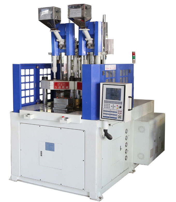 Yarı Otomatik İki Renkli Dikey Enjeksiyon Kalıplama Makinesi 55T JTT-550 2V3R