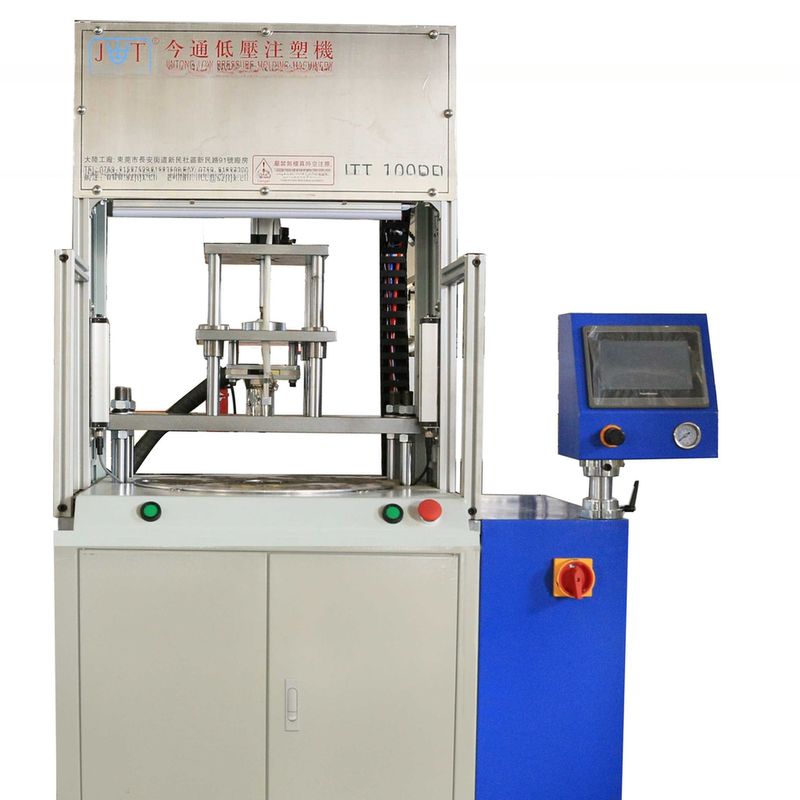 8mm vida çapı düşük basınçlı sıcak yapıştırıcı enjeksiyon kalıplama makinesi JTT-100 DR PCB için