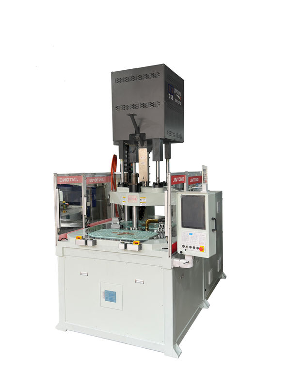 Döner Tablalı 120T Elektrikli Enjeksiyonlu Dikey Enjeksiyon Kalıplama Makinesi JTT-1200-2R-DS